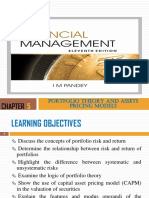 Portfolio Theory and Assets Pricing Models