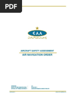 Air Navigation Order: Aircraft Safety Assessment