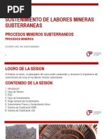 Semana 07-Sostenimiento de Labores Mineras Subterraneas