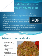 Preparate de Baza Din Carne de Macelarie Cu