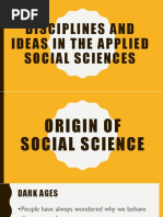 1 Origin of Social Science