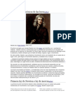 Fundamentos Teóricos de Las Leyes Newton