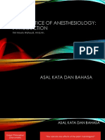 The Practice of Anesthesiology:: Fikri Mourly Wahyudi, Amd - An