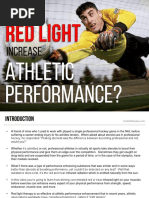 Red Light Therapy Increases Athletic Performance