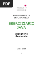 Eserciziario Java PDF