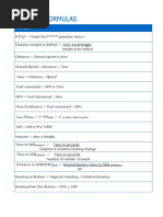 Aviation Formulas PDF