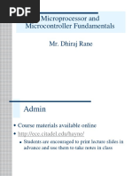 Microprocessor and Microcontroller Fundamentals