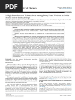 Mycobacterial Diseases: A High Prevalence of Tuberculosis Among Dairy Farm Workers in Addis Ababa and Its Surroundings