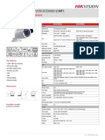 DS-2CD2012-I (1.3MP) /DS-2CD2032-I (3MP) : IR Mini Bullet Network Camera