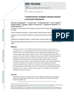 HHS Public Access: The NALP3/NLRP3 Inflammasome Instigates Obesity-Induced Autoinflammation and Insulin Resistance