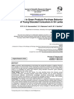 Green Product Purchase Behaviour PDF