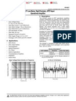 OPA827 Low-Noise, High-Precision, JFET-Input Operational Amplifier