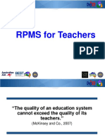 RPMS For Teachers