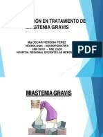 Tratamiento Medico de Miastenia Gravis