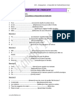 c21 - Conjugaison - L'imparfait de L'indicatif Exercices