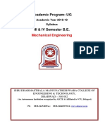 BE (Mech Engg) 2nd Year Syllabus 2018-19-1 PDF