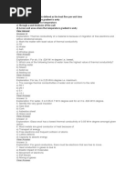 MCQ On Thermal Conductivity