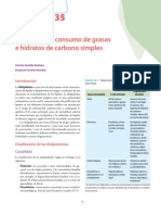 Dislipidemia Consumo de Grasas y Carbo Hidratos