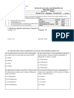 GUÍA EVALUADA Decimales