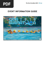 The Goa Swimathon 2019 - Event Information Guide