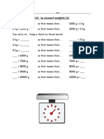 Converting G and KG