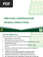 Employee Compensation + Payroll Deductions