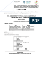 Convocatoria JUDENEMS 2019