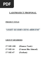 Lab Project Proposal:: 17-ME-100 (Hamza Nasir) 17-ME-16 (Usman Bin Ahmad) 17-ME-67 (Farhan)