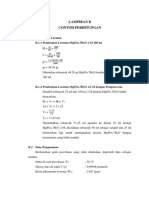 Lampiran B Contoh Perhitungan (Voulme Molal Parsial)