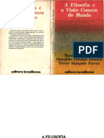 A Filosofia e A Visao Comum Do Mundo B Prado JR O P Pereira T S Ferraz 1981