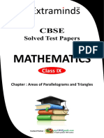 Class IX Mathematics (Areas of Parallelograms and Triangles PDF