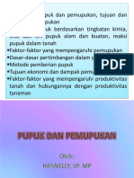 BHN Kuliah Pupuk Dan Pemupukan