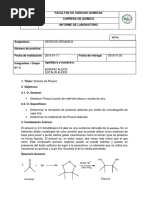 INF 8. Síntesis de Pinacol