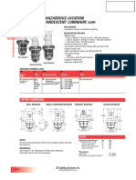 H8 Hazardous Location Incandescent Luminaire: Applications