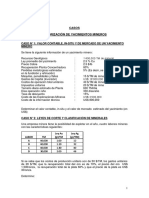 Casos Pucp Valorizacion de Yacimientos Mineros