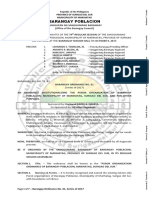 Barangay Ordinance No. 01 (2017) - Purok Organization