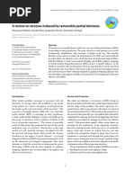 A Review On Stresses-Induced by Removable Partial Dentures