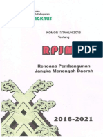 RPJMD Kabupaten Bengkalis Tahun 2016-2021 PDF