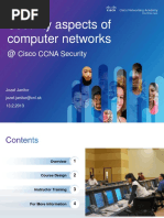 Security Aspects of Computer Networks