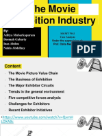 The Movie Exhibition Industry Final