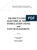 Transcutaneous Electrical Nerve Stimulation (Tens) and Pain Management