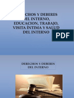 Derechos y Deberes Del Interno Ejecucion Penal