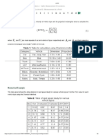 Chandra Method For Calculating Pcu