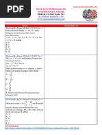 Soal Matematika Dasar SIMAK UI 2015 Kode 541