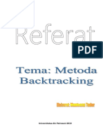 Referat Metoda Backtracking 