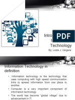 Introduction To Information Technology