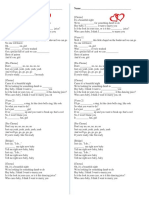 Marry You Bruno Mars Worksheet