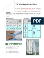 PTFE M - PTFE Skived and Etched Sheet