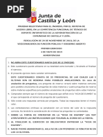 Cuestionario 1er Ejercicio - Técnico Soporte JCyL - 2019