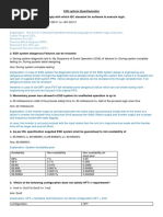 ESD System Questionnaire